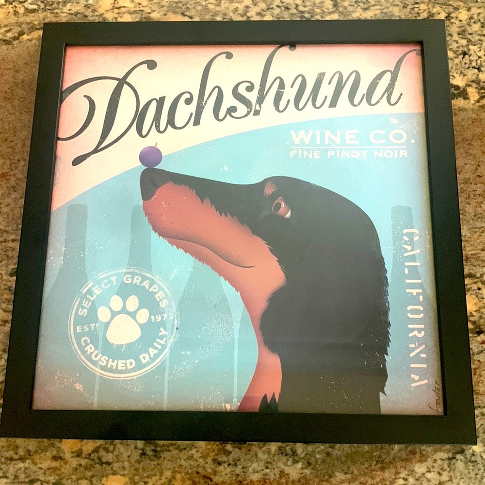 Dachshund Wine Co. Sign